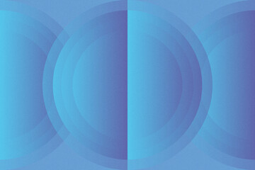 Wavy Curvy Circular and Circle Shapes and Designs Blue Colors Grainy Texture Modern Abstract Background Geometric Background