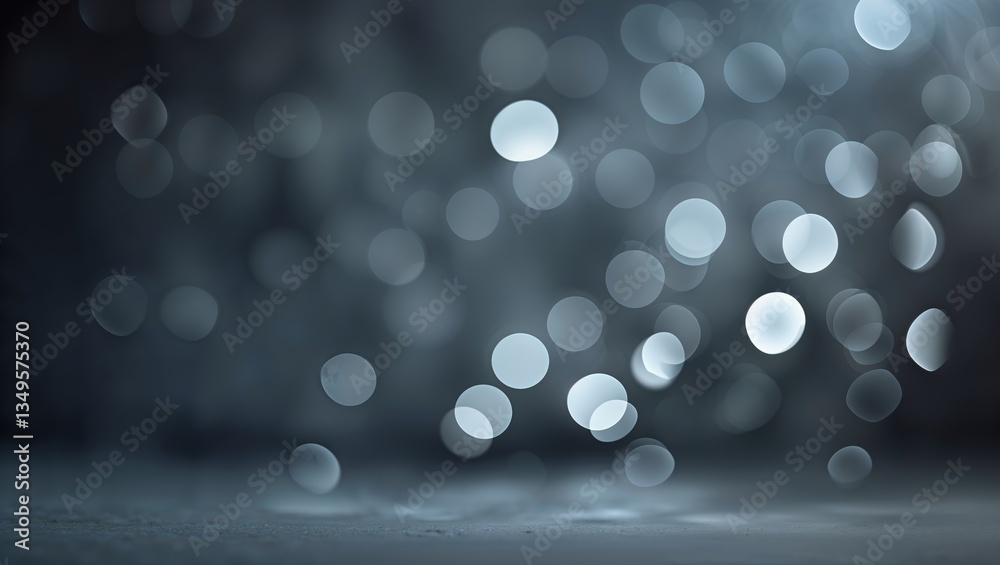 Poster sparkling droplets create an enchanting ambiance with blurred bokeh effect in low light setting
