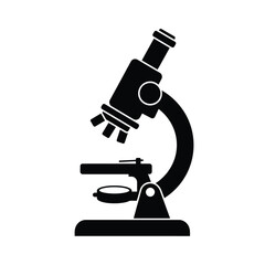 microscope isolated on white