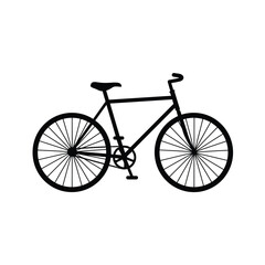Fototapeta premium bicycle isolated on white background