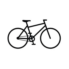Fototapeta premium bicycle isolated on white