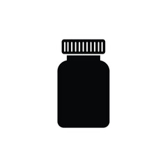 medicine bottle isolated on white