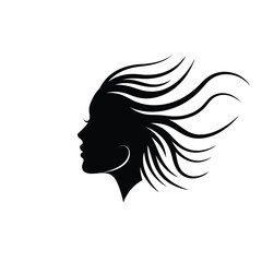 silhouette of a girl