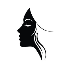 woman face silhouette