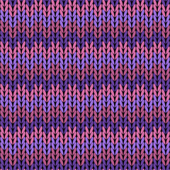 Fototapeta premium Knitted background pattern wallpaper knitting decorative print handmade textile knitting handiwork 