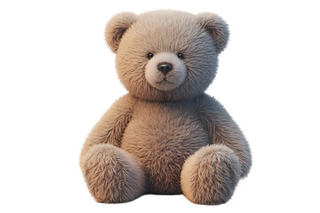 Adorable teddy bear trio holding red hearts in different designs isolated on transparent background brown bear isolated on white transparent background Ferocious brown grizzly bear on a transparent ba