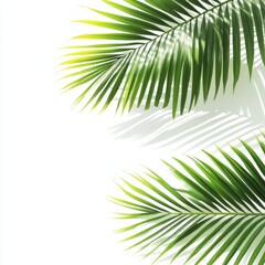 Obraz premium Generic Overlapping Palm Moment Tropical Background.