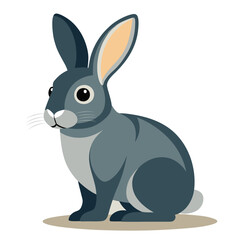 Rabbit character vector cute animal-4