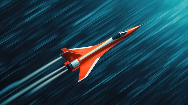 Highspeed private jet with ramjet engines for transcontinental travel at supersonic speeds, reducing flight times