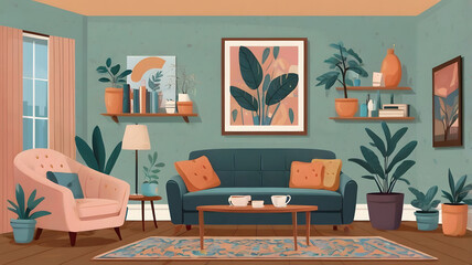 Fototapeta premium sofa room