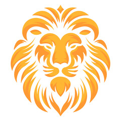 lion head vector PNG without background for character