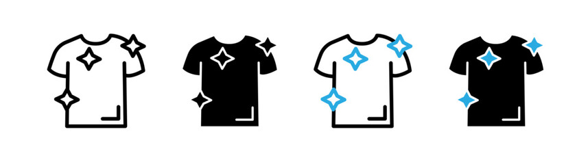 Clean tshirt icons collection