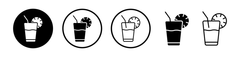 Drink icons collection