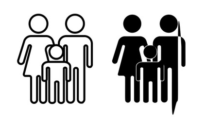 Family icons collection