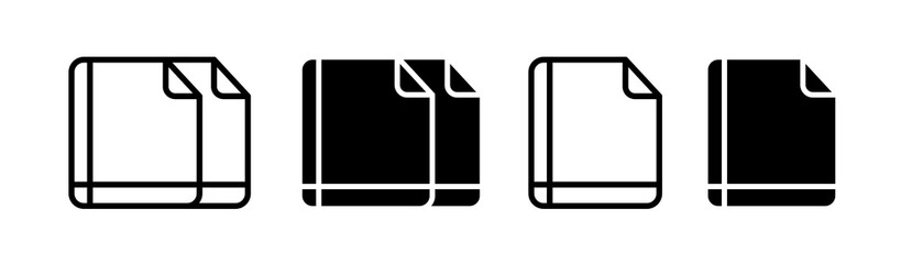 Handkerchief icons collection