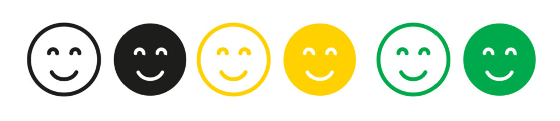 Improves mood and focus icons collection