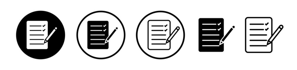 Planning icons collection