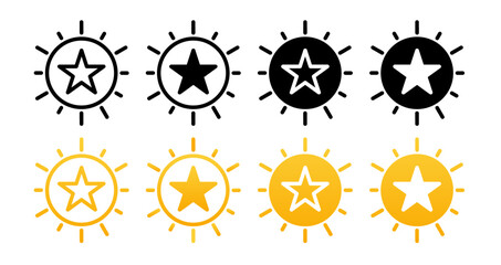 Premium star icons collection