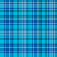Seamless pattern with pleasant blue colors for plaid, fabric, textile, clothes, tablecloth and other things. Vector image.