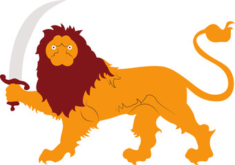 Powerful Persian Symbol hand