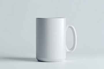 Obraz premium Blank white mug mockup
