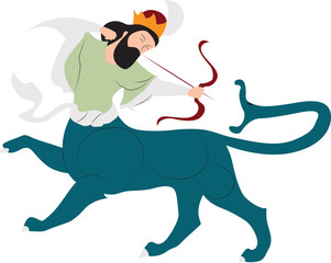 Bahraminejad piece hand drawn