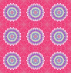seamless pattern with flowers