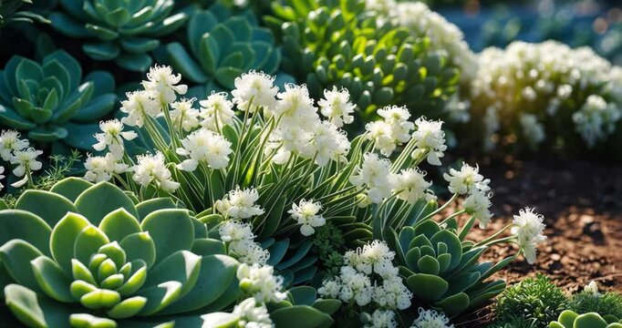A Coral Carpet of Sedum Album