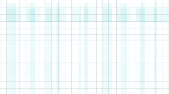 A transparent grid design with vertical gradient bars of light blue