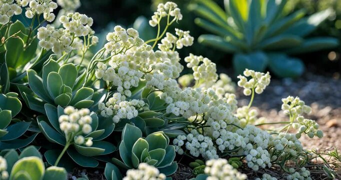 A Coral Carpet of Sedum Album