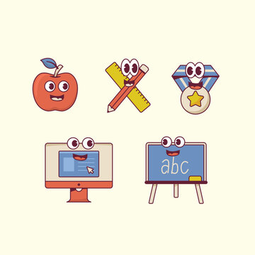 apel stationary tool computer medal award board study groovy character
