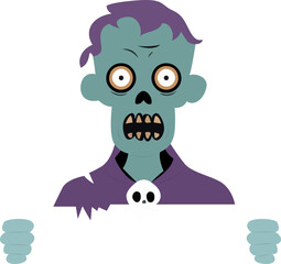 Halloween, Cartoon Zombie