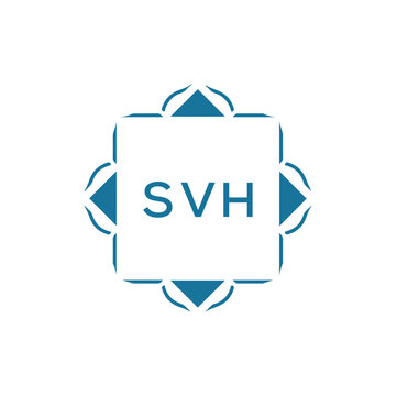 SVH Letter logo design template vector.