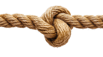 Fototapeta premium rope on white background