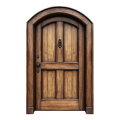 antique wooden door