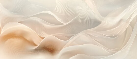 Obraz premium Elegant Abstract Background With Wavy Lines Featuring Subtle Geometric Patterns Ideal For Premium Digital Designs And Sophisticated Presentations
