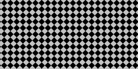 Black and white checkered pattern, Checkerboard seamless pattern backgroud modern