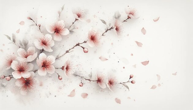 Fleurs de cerisier en pleine floraison, symbolisant le printemps, la beaut&eacute; &eacute;ph&eacute;m&egrave;re et le romantisme