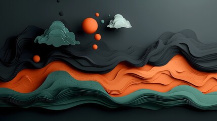 Captivating fluid topographic terrain with intricate data visualization dynamic weather data analysis and mesmerizing digital art featuring a futuristic aesthetic