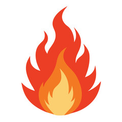 heard flames and fire silhouette