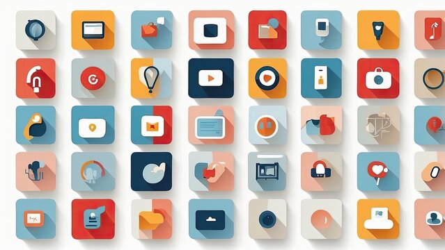 "Business Card Icon Set: Professional and Versatile Designs"