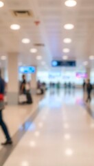 Generative AI Enhances the Abstract Impression of a Bustling Airport Terminal
