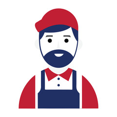 cartoon character of a man in a suit