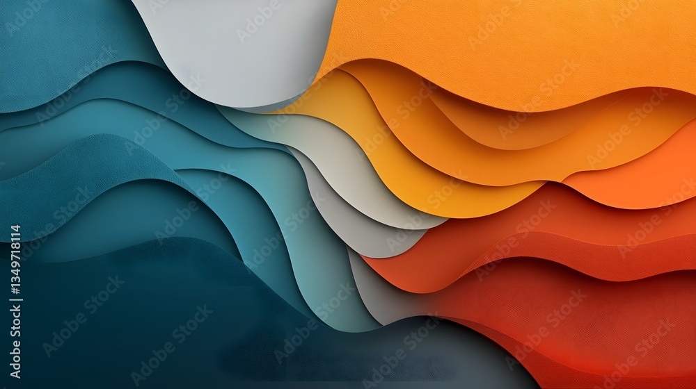 Poster enchanting rainfall pattern data visualization with fluid topographic contours dynamic flow of rainf