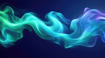 Abstract Flowing Colors on Dark Background. Possible Stock Photo Use