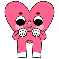 heart character magnet