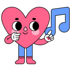 heart character music