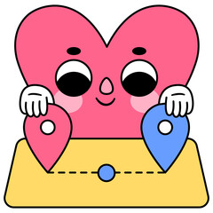 heart character location