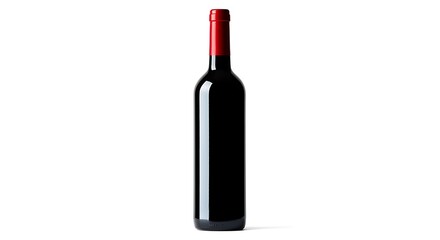 Red Wine Bottle Stock Photo