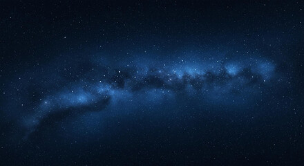 Fototapeta premium Celestial Night Sky Stunning Milky Way Galaxy and Starry Background Image